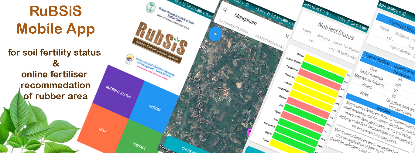 Rubber Soil Information System - Mobile App